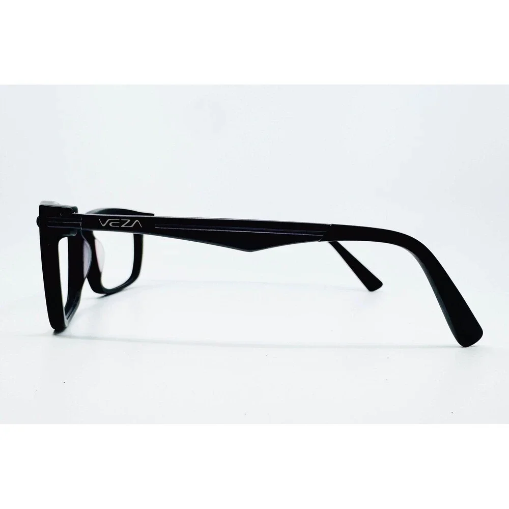 VEZA CLUBZ Eyeglass Frames Mens Matte Black Gunmetal 57-16-138 44459 57mm
